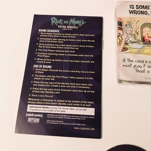 2016 Rick and  Morty Total Rickall Card Game - Picture 13 of 15
